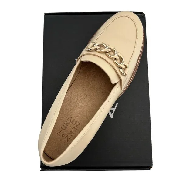 Naturalizer Loafer Womens Size 9 W Desi Vanilla Cream Chunky - Picture 6 of 7